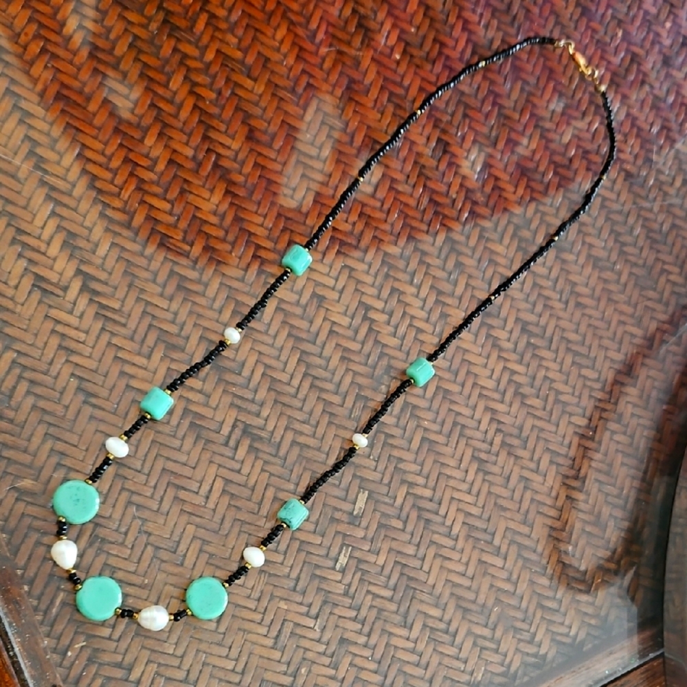 14K GF beaded Necklace